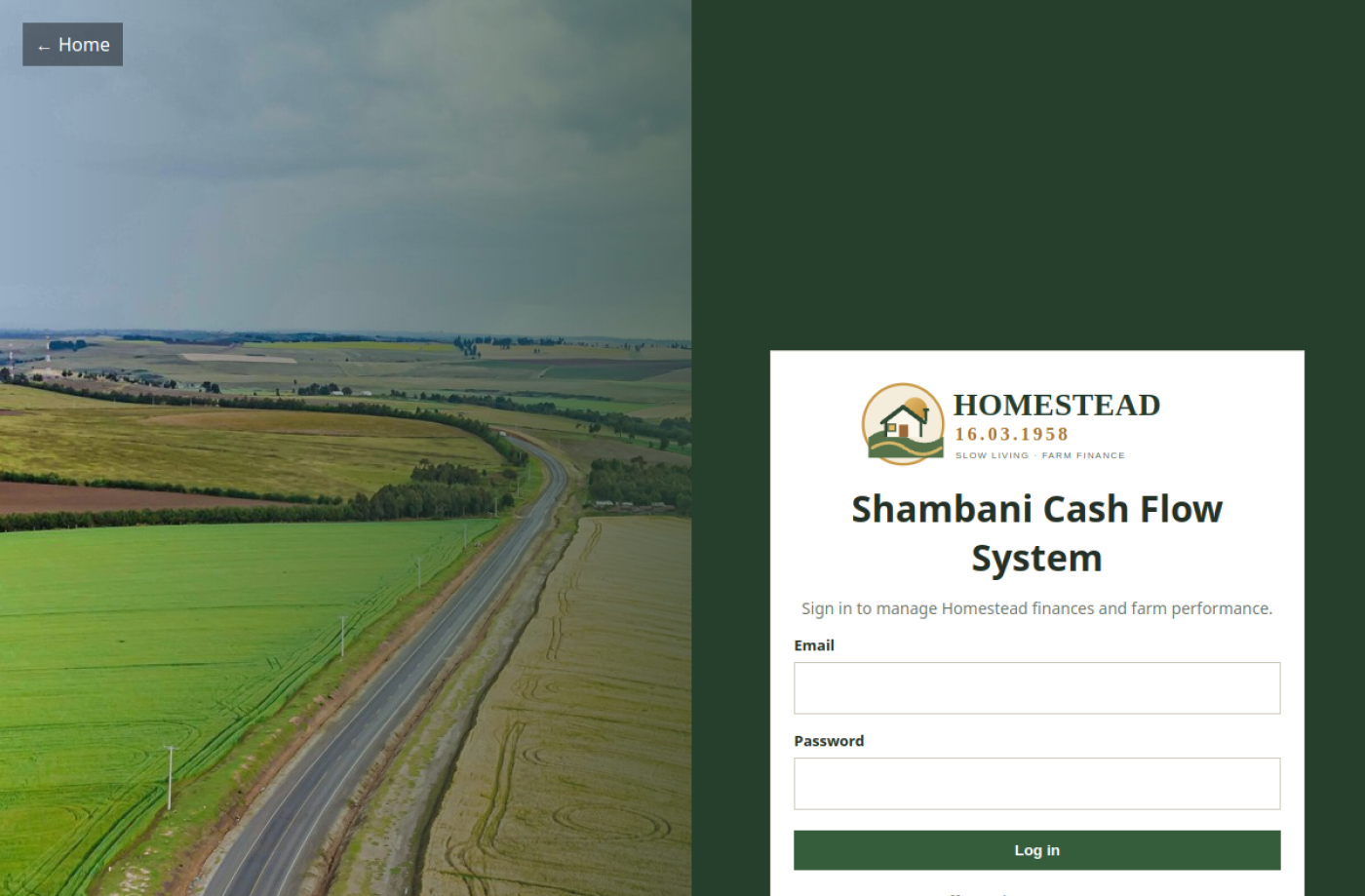 Farm Cash flow System